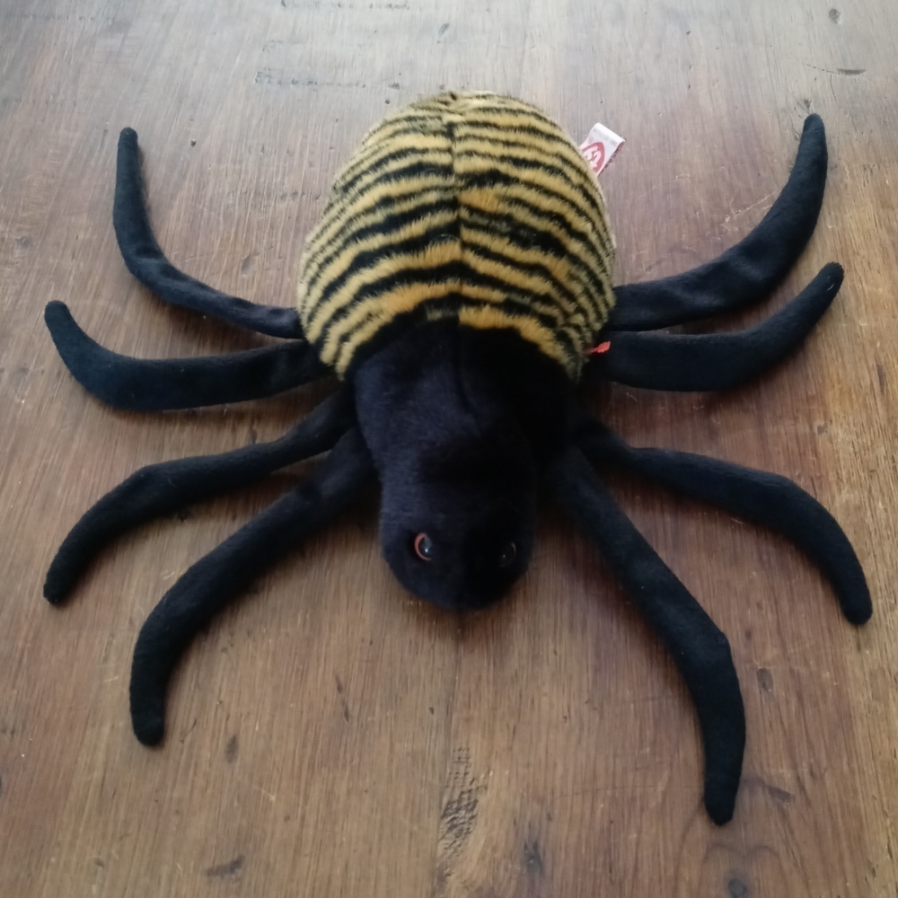 LARGE SIZE 🕷️1999 Ty Beanie Buddy Boo Spider